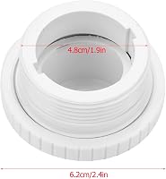 Duză de recirculare pentru piscină VOBOR, inserție de evacuare a apei, filet exterior de 1,5 inch, conector de schimb din plastic 6