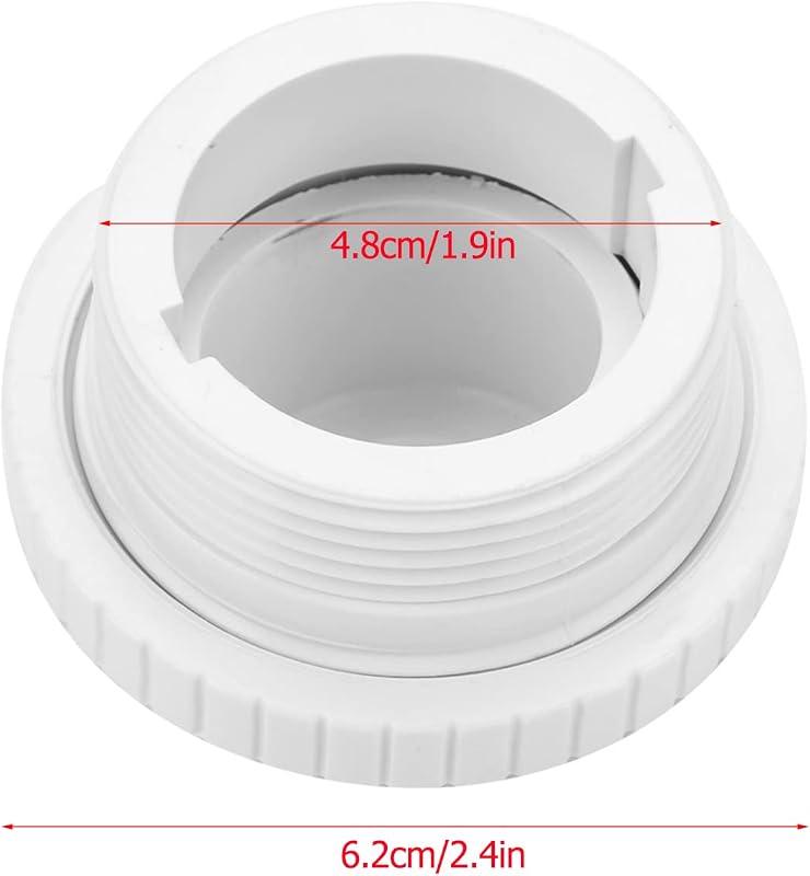 Duză de recirculare pentru piscină VOBOR, inserție de evacuare a apei, filet exterior de 1,5 inch, conector de schimb din plastic