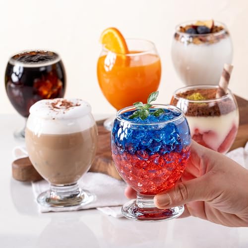 Dessertgläser Crystalia Modern Eisschalen 6er Set 280ml