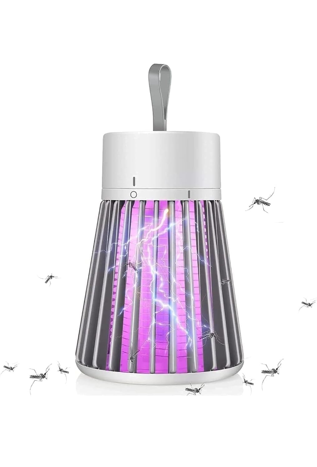 Mosquito Killer Lamp for Home USB Powered Electric Bug Zapper with UV Light Silent Insect Trap Mosquito Killer Machine for Bedroom Living Room Office Kitchen Indoor Use-image-18
