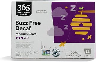 365 By Whole Foods Market Buzz Free Decaf Coffee Capsule, 12 Count