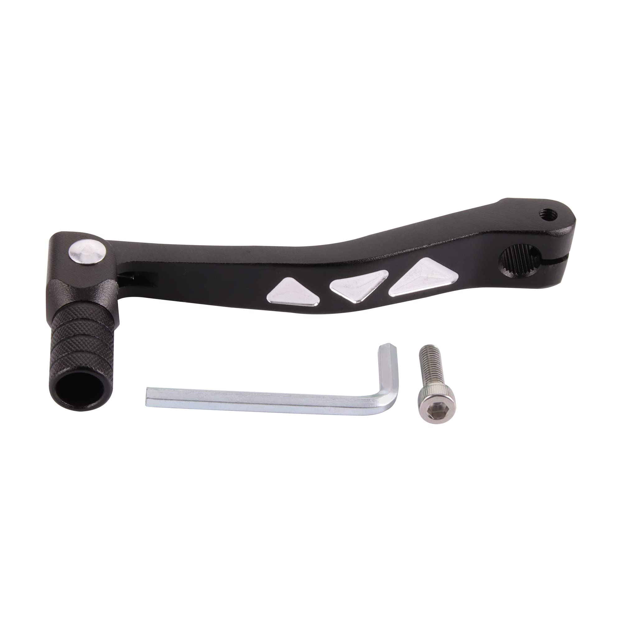 GOOFIT Noir CNC 0.47" Mouvement Pliable En Aluminium à Levier De Vitesse Universel Pour Moto Avec Outils Remplacement pour Most Dirt Pit Bikes ATV UTV Motorcycle"