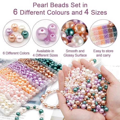 Dotilili 1890 Pcs Pearl Beads - Image 3