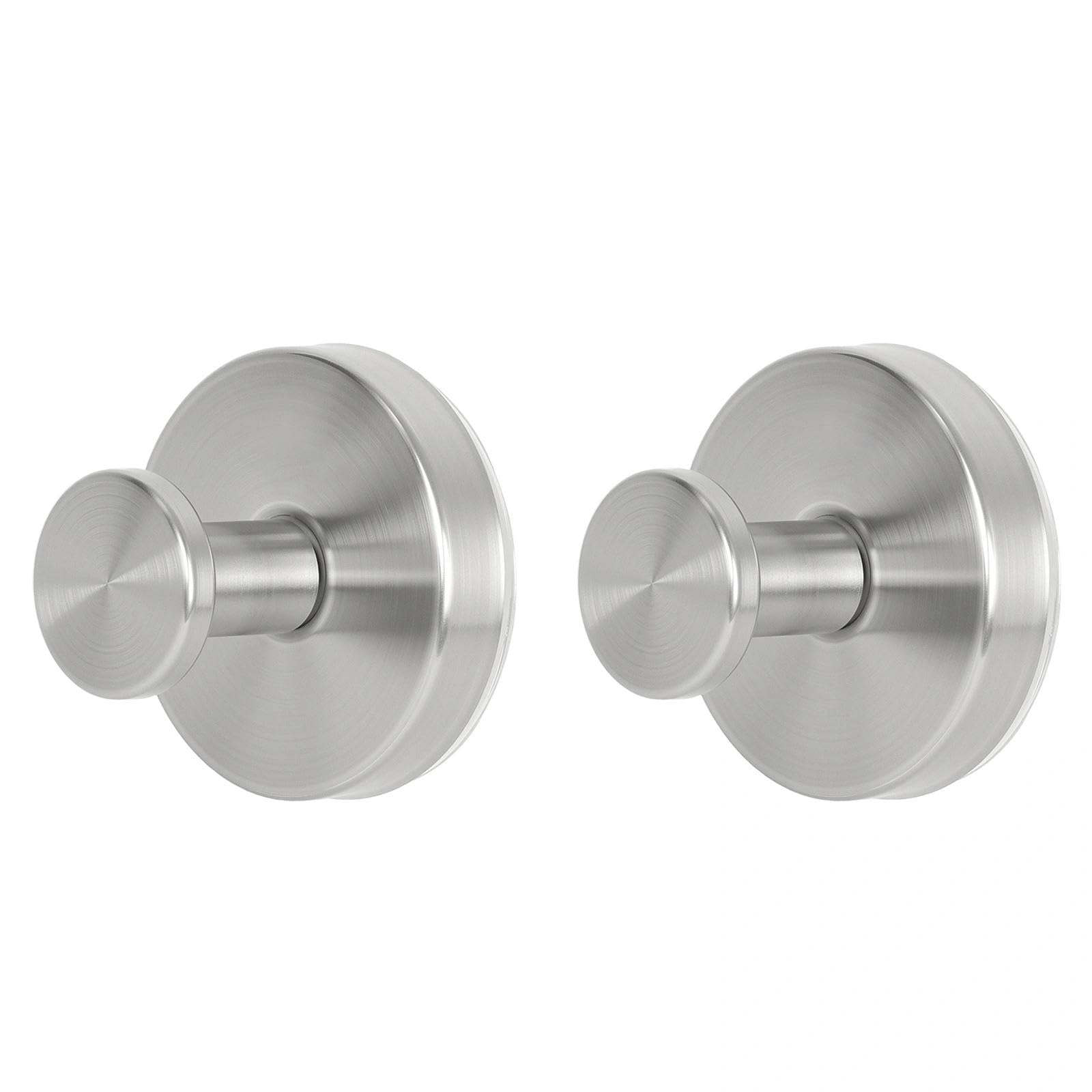 2 PCS Suction Cup Hooks Stainless Steel, No-Drill Shower Towels Hooks — image 1