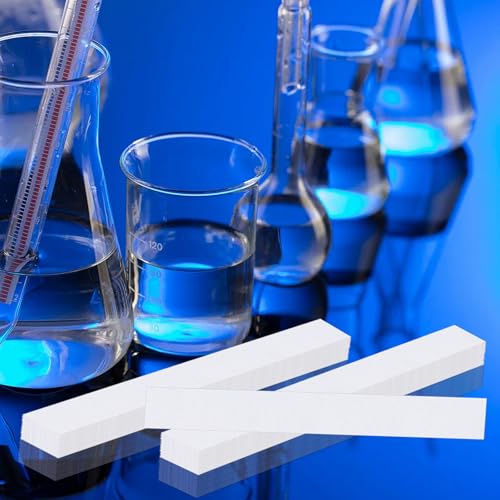 Image of 1000Pcs Chromatography Paper Strips, 6.3 x 0.79 inch Experiments Filter Papers, Laboratory Cleaning Paper for Chemistry, Laboratory, Classroom, Pigment Separation and Experiments