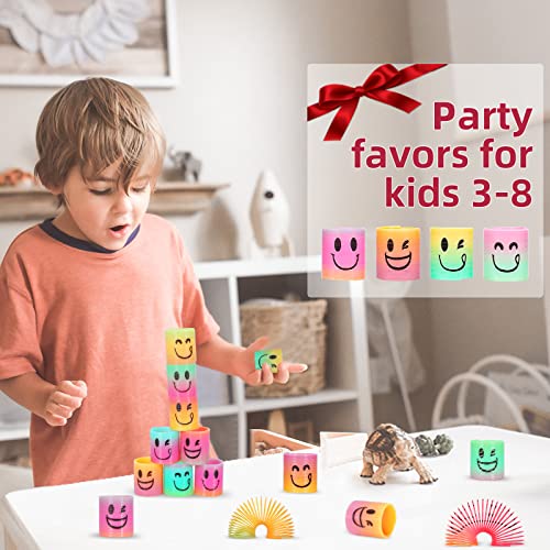 Image of AZEN 24 Pcs Mini Spring Party Favors for Kids 3-5 4-8, Goodie Bags Stuffers for Birthday Party, Classroom Prizes Kids Prizes, Small Bulk Toys Gifts (4 Smile)