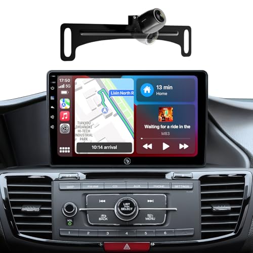 AINAVI 10.2 Inch Car Radio Stereo for Honda Accord 9th 2013-2017 Upgrade IPS HD Touch Screen Wireless CarPlay Android Auto/GPS/SWC/Bluetooth/HD Backup Camera