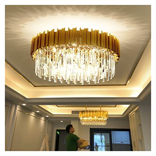 Lustre de salon et lampe de chambre en cristal suspendu