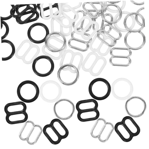 Uonlytech 30Pairs Household Strap Hooks Clips for Women Compact and Durable Adjusters for Bras and Swimwear Convenient Female Accessories