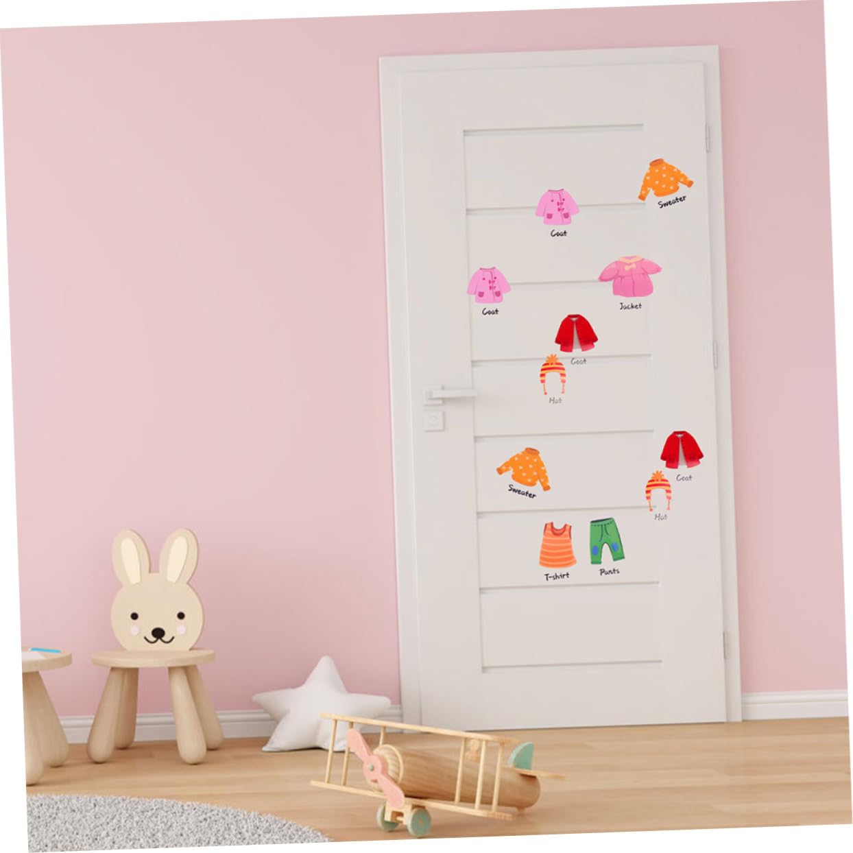 ifundom 8sets Adesivi Per Classificazione Abbigliamento Di Decorazioni Per Armadio Etichette Per Organizzazione Vestiti Resistente e Facile Da Leggere Per Stanza e Nursery