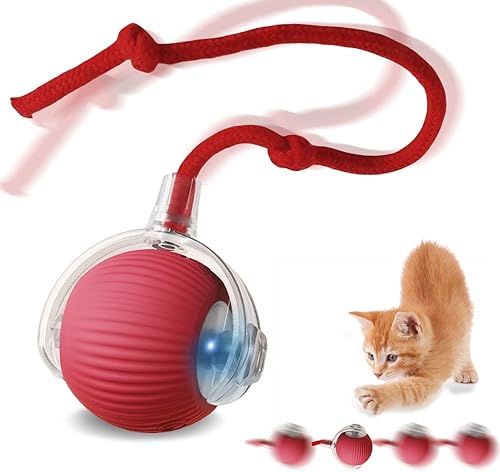 Hengulus Juguetes para gatos, juguetes para gatos de interior, juguete para gatos Speedy Tail 2.0, juguete interactivo para gatos, tres modos de