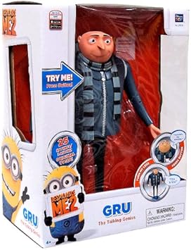 Despicable Me 2 Gru The Talking Genius Action Figure By Thinkway Toys Amazon Co Uk Toys Games