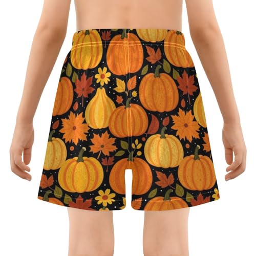 Maillot de bain de compression élastique pour garçon au séchage rapide