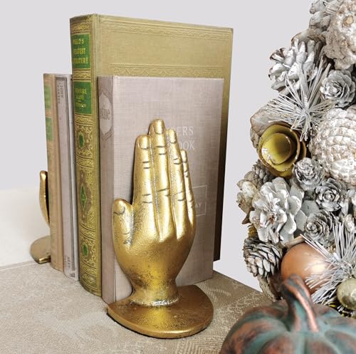 Bstwish HAND Bookends - Cast Iron Decorative Accent thumb #2