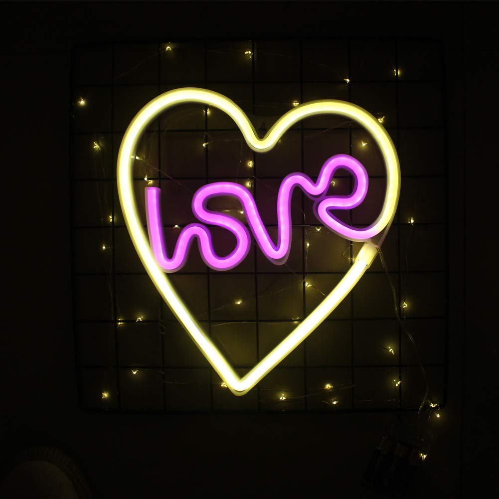 DUBENS Signe Néon LED Créatif - Veilleuse Intérieure Et