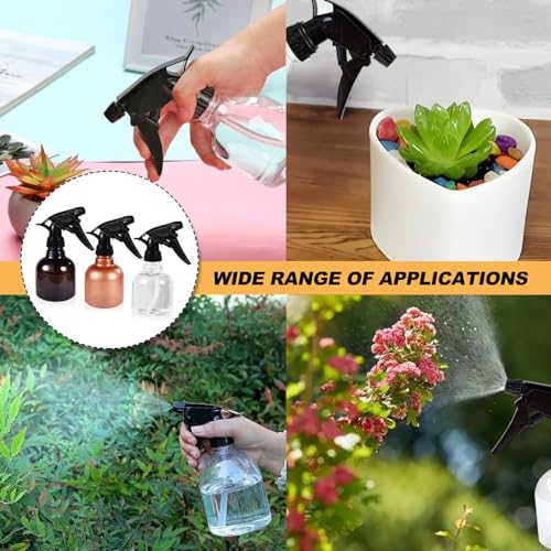 YYTOL Sprühflasche Klein Haare 250ml Leere Zerstäuber Sprühflaschen Pflanzen zum Befüllen Leer Wassersprühflasche für Blumen Hausreinigung 3 Stk