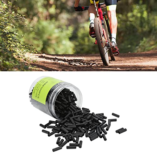 500 Pcs Bike Cable, Plastic Bike Cable End Crimp Shifter Housing Wire Line Pipe Ferrules, 4Mm Light Weight High Toughness More Flexible Accessories #TOP3