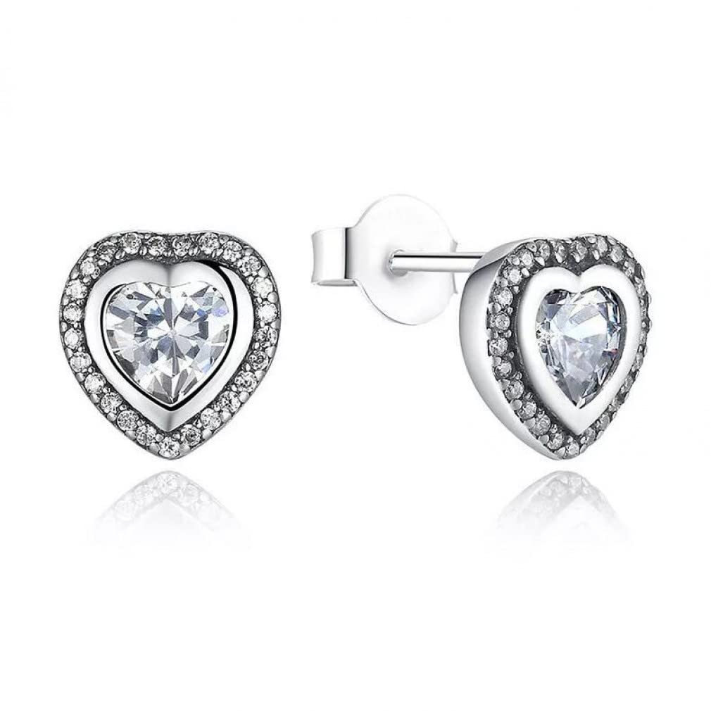 Boucles d'oreilles coeur argent 925 parfaites pour votre style quotidien - 6