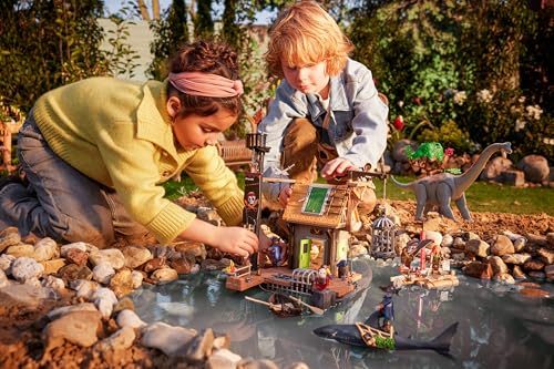 Playmobil | Pirates | Danger avec Le Requin géant | Jouet de Pirates | Figurines de Pirates | Jouet pour Enfants dès 4 Ans | 71793