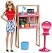 Produktbild Mattel Barbie DVX52 - Möbel Arbeitszimmer und Puppe, Ankleidepuppen-Zubehör