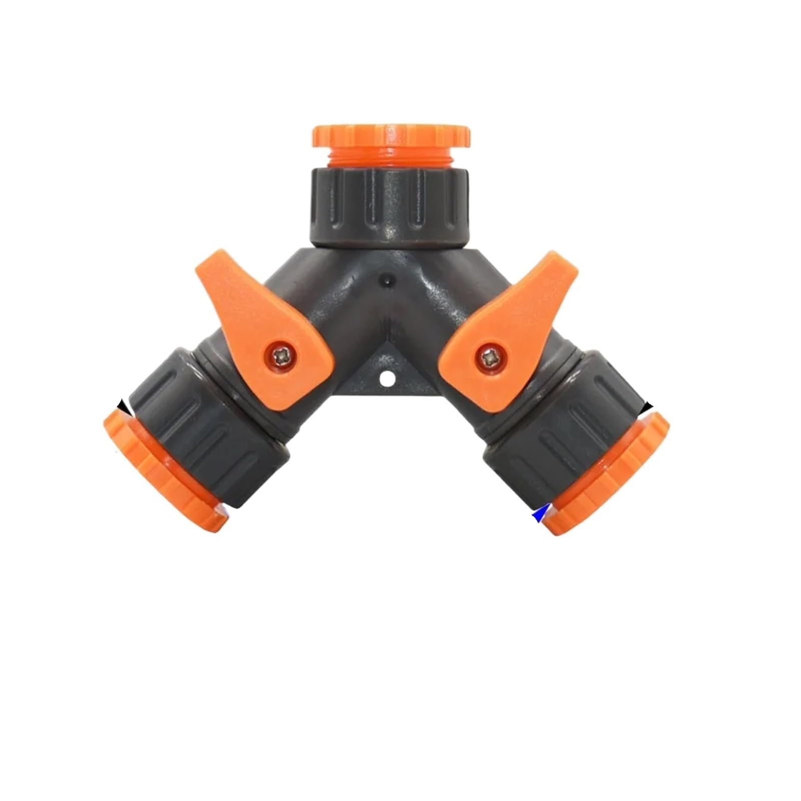 Fbanulpex Women's Gray E Y-Splitters Garden Hose Connectors, Multicolor 1/2 3/4 Inch Thread Tap 2-Way Garden Hose Y Splitter Adjustable Switch Joints(Gray E)