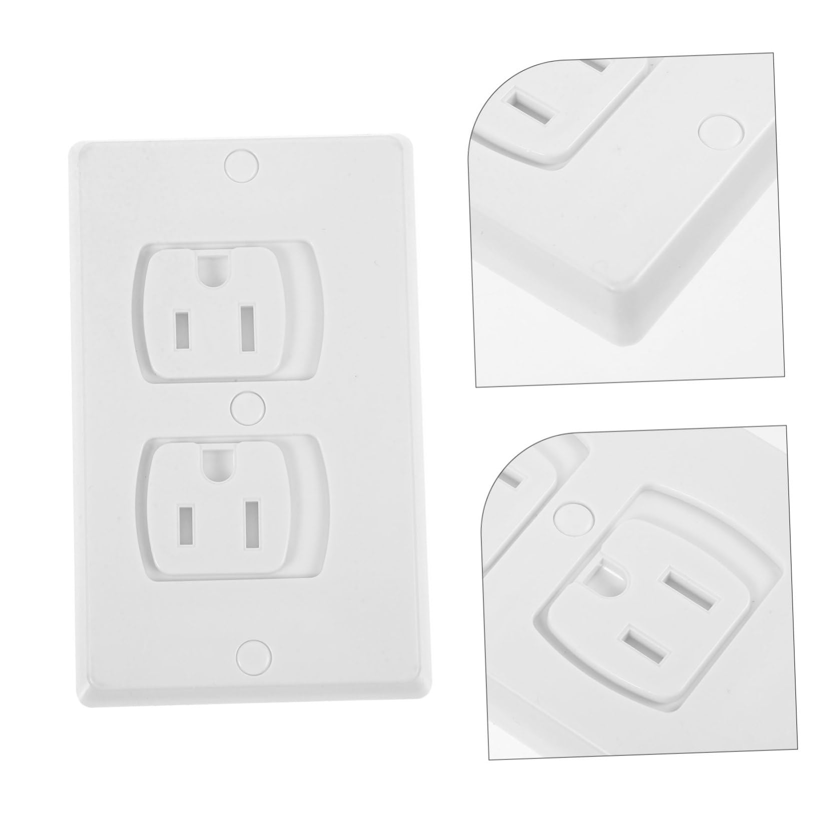 BESTonZON 10pezzi Copriprese Elettriche Per Chiusura Automatica Sicurezza e Design Antiscratch Protezione Completa Per Ambienti Domestici Compatibile Con Standard Internazionali