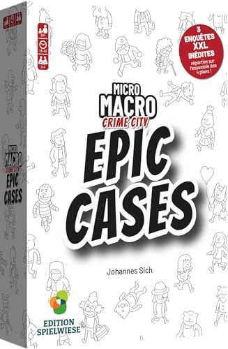 Blackrock Epic Cases - Survey Game - 3 XXL Surveys for Micro Macro - French Version, Multicolored, 13 x 4 x 18 cm