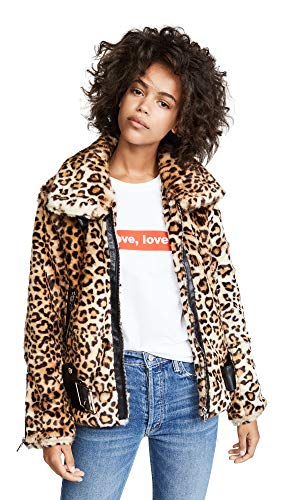 [BLANKNYC] Blank Denim Women's Leopard Print Jacket, Note to Self, Small