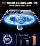 [12FT Military Shockproof]TORRAS for iPhone 14 Pro Case for MagSafe [20W Safe & Fast Charging] [Slim Fit Velvety Touch] [Titanium Action Button] Thin Matte Magnetic Case for iPhone 14 Pro Cover Clear - Image 2