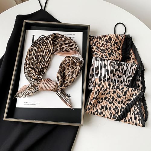 Women Stretch Ruched Head Scarf Like Satin Silk Scarf Sleeping Hair Wrapping Night Neck Scarves Headscarf 27.54