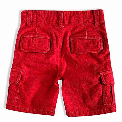 Bermuda de sarja com bolsos, Tip Top, meninos, Vermelho, 3T