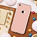 iPhone 7 Case Hedonism[Designers Series] Sleek Ultra Slim iPhone 7 Cases Suede Feel Slender Appearance+[Spare Screen Protector] for Apple iPhone 7-Rose Gold