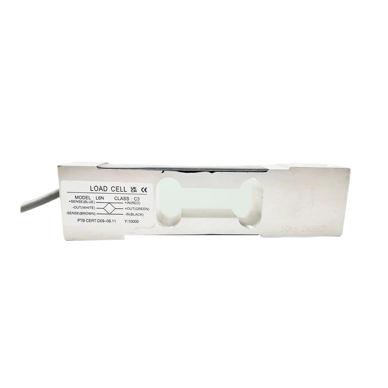 Célula de carga L6N de alta precisión, capacidad de 3 kg a 100 kg, sensor de pesaje impermeable C3 for científicos de laboratorio. para medir fuerza(5KG)
