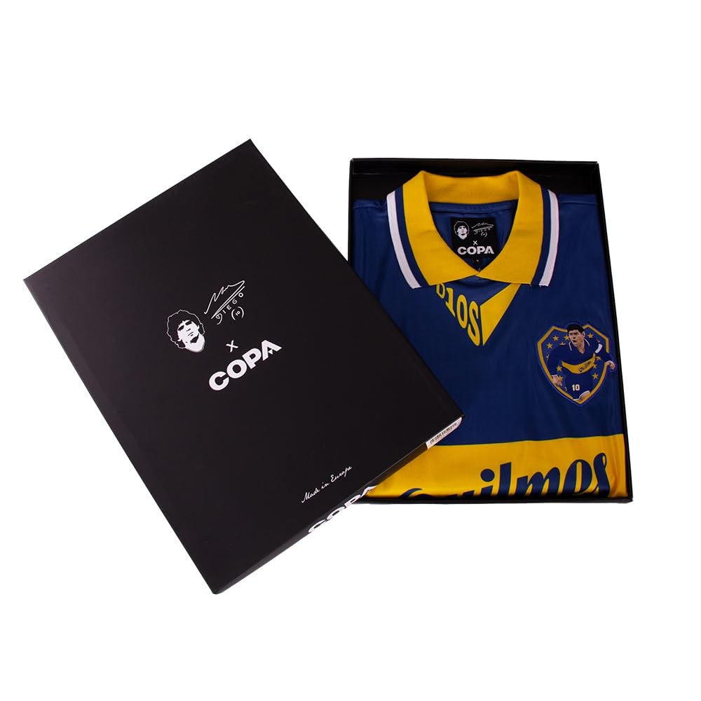 Copa - Camiseta de Fútbol - Hombre - Maradona x Boca Juniors 1995 - Azul - 100% poliéster