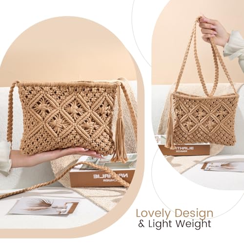 Image of Avisky Beach Purse Straw Crossbody Bags for Women Straw Purse Beach Bag Woven Summer Purses for Women 2026