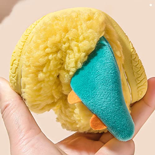 Children Home Slippers Kids Warm Dinosaur Pack Cotton Shoes with Little Baby Toddler Boys Sneakers (Yellow, 2-2.5 Years)3