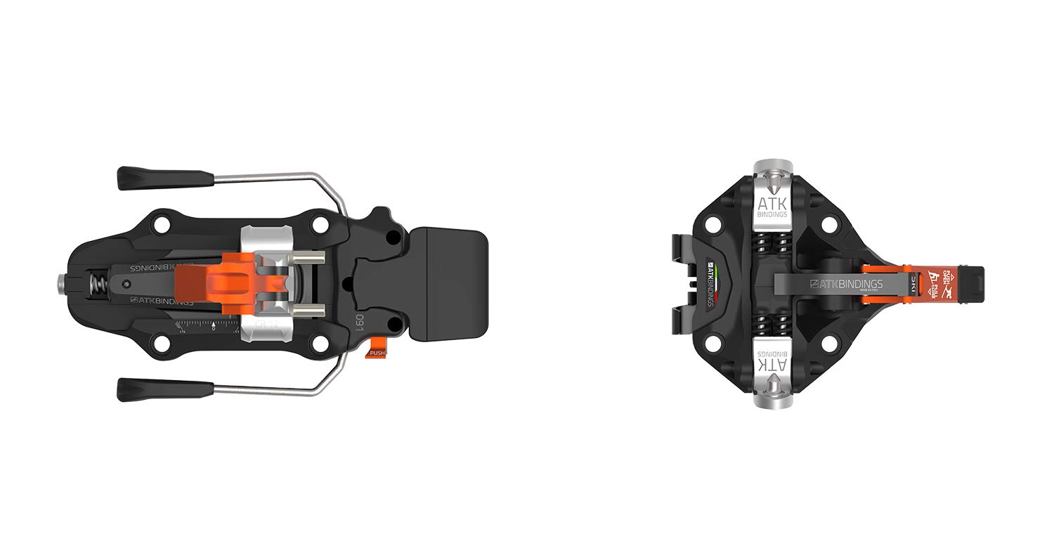 ATK Bindings Attacco da Sci Alpinismo C-Raider 12, Black-White-Orange, 102mm