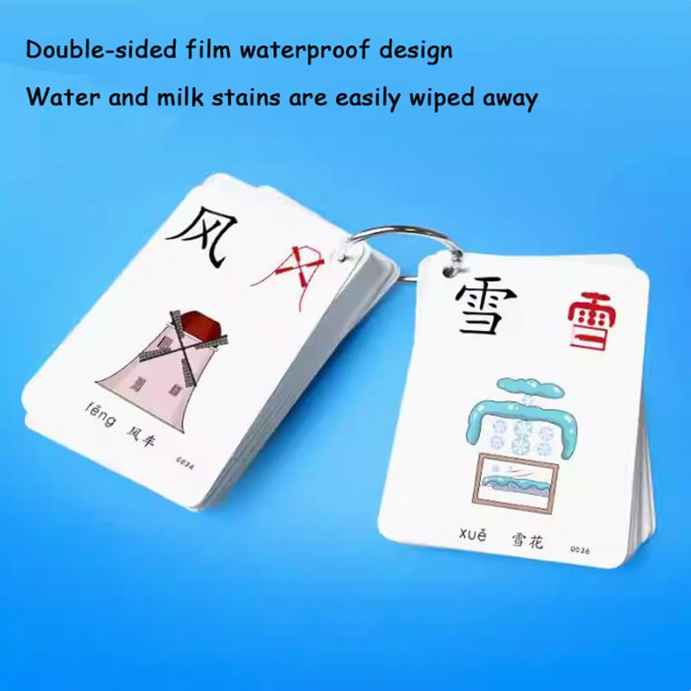 Schede Flash Cinesi Carte con Caratteri Cinesi Parole Cinesi Flashcard Mandarino per Principianti Ed Appassionati Che Imparano Il Cinese