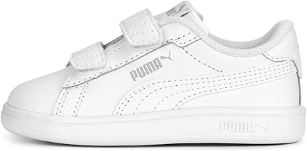 PUMA Unisex Baby Smash 3.0 Leather V Sneakers Babys Basket