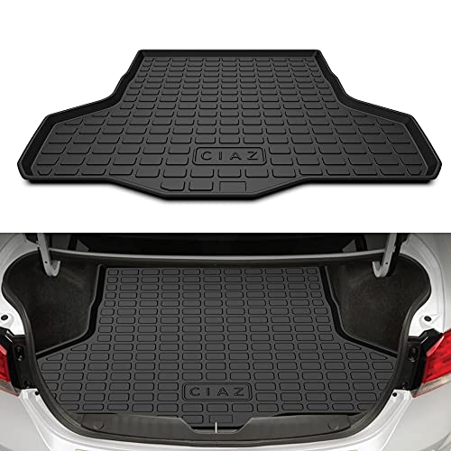 Image of GFX Luxury 3D car Trunk Mat /Boot Dicky Mats Waterproof and Antiskid Compatible with Ciaz 2014 Onward (Automatic /Manual)