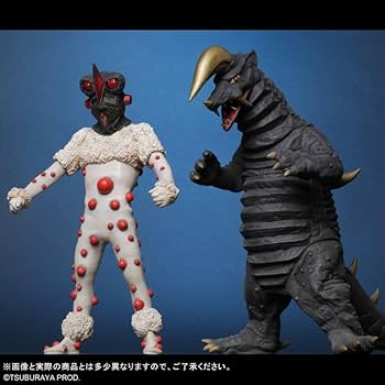 ブルマァク ブラックキング＆ナックル星人　新品未開封　バラ売り値引不可 Amazon | 大怪獣シリーズ ナックル星人&ブラックキング 激闘