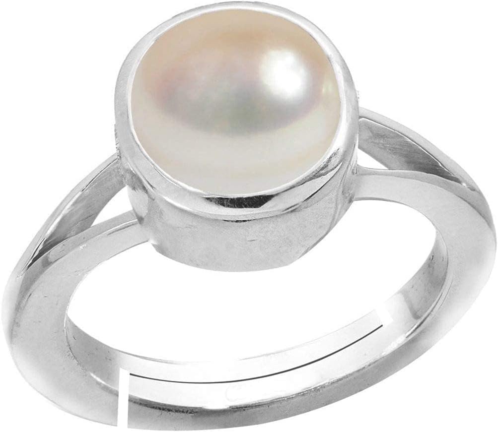 Pearl Moti Certfied South seal Pure 925 Sterling Silver Ring