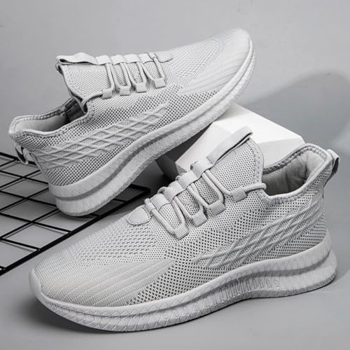 Image of Mens Walking Shoes Tennis Slip on Sneakers Running Jogging Athletic Gym Ultra Lightweight Breathable Comfortable Non Slip Fashion