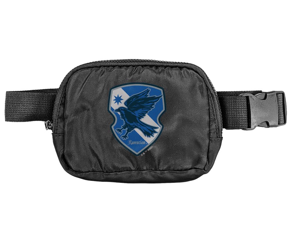 Popfunk Harry Potter Ravenclaw Plaid Crest Belt Bag Crossbody - Fanny Pack for Women and Men - Adjustable - OS