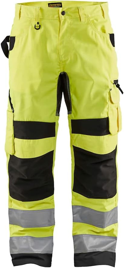 Blaklader 1699 Yellow Hi-Vis/Black Ripstop Pants