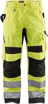 Blaklader 1699 Yellow Hi-Vis/Black Ripstop Pants