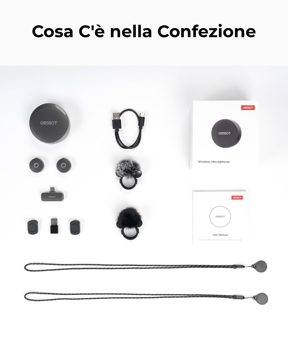 OBSBOT VOX - Microfono wireless per streaming live