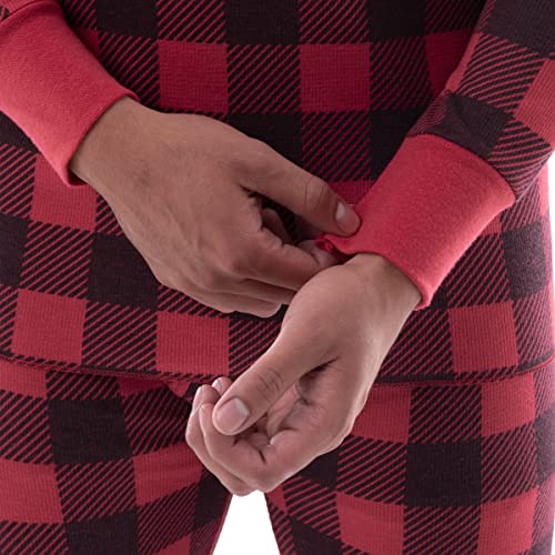 Image of Fruit of the Loom Men's Recycled Waffle Thermal Underwear Set (Top and Bottom)