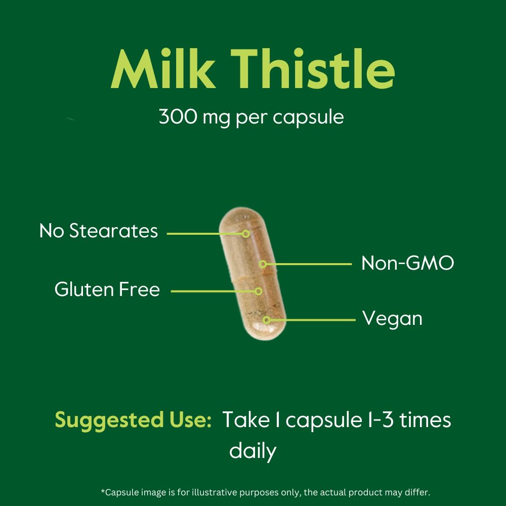 BESTVITE Milk Thistle 300mg (240 Veg Caps) - Standardized to 80% — Amazon image 5
