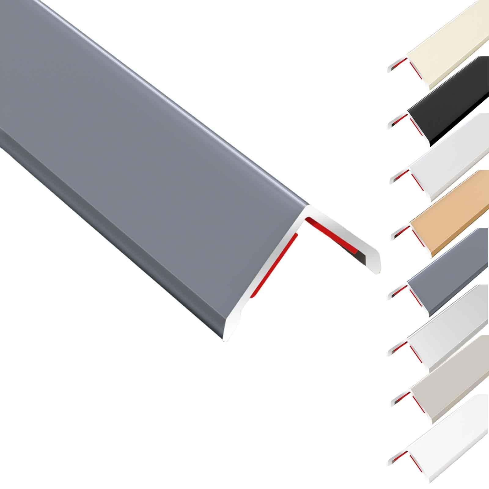 Aluminium Wall Corner Protector, Self Adhesive Metal Edge Guard, L Molding Corner Guards With 90° Angle For Wall Door Frame Cabinet Baseboard Protection And Decoration(Gray,2x95cm)